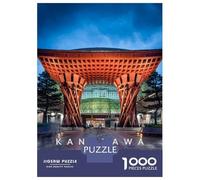 Rompecabezas De 1000 Piezas para Adultos Kanazawa Station Japan Rompecabezas para Adultos Juego Familiar Vacaciones En Casa Matar El Tiempo Difícil Y Desafiante 70x50cm/1000pcs