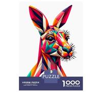 Rompecabezas De 1000 Piezas para Adultos Kangaroo WPAP Pop Art Rompecabezas para Adultos Juegos Familiares para La Diversión Familiar Regalo De Cumpleaños, Regalos, 70x50cm/1000pcs