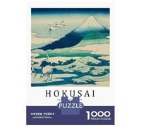 Rompecabezas De 1000 Piezas Para Adultos Katsushika Hokusai 葛飾 北斎 Views of Mount Fuji Rompecabezas Para Adultos Juegos Divertidos Una Obra De Arte Oferta Como Regalos Para Toda La Familia 38x26cm/1000