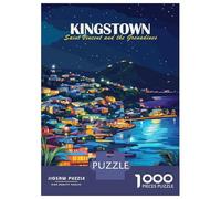 Rompecabezas De 1000 Piezas para Adultos Kingstown, Saint Vincent and The Grenadines Rompecabezas para Adolescentes Juego Familiar Desafío Difícil Gran Regalo para Jugar 38x26cm/1000pcs