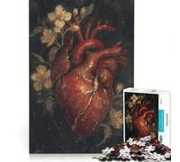 Rompecabezas de 1000 Piezas para Adultos, Kintsugi, Corazón Roto, Belleza Renacida, Juegos Educativos, Decoración para el Hogar, Colección de Artistas, Bellas Artes 38x52cm