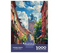 Rompecabezas De 1000 Piezas para Adultos Krakow, Poland Street View Rompecabezas para Adultos Juegos De Relajación Una Obra De Arte Regalos para Amigos Y Familiares 70x50cm/1000pcs
