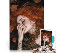 Rompecabezas de 1000 Piezas para Adultos La Bella Durmiente del Bosque Desafiante Difícil Cada Pieza es única: un desafiante y Divertido Juego Familiar 52x38cm
