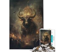 Rompecabezas de 1000 Piezas para Adultos La Bestia Divina de la Conquista Juego Educativo Juguetes adictivos para Cultivar la Paciencia Ideas de Regalos Decoración para el hogar (Tamaño 50x75cm)