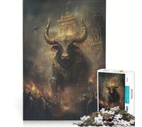 Rompecabezas de 1000 Piezas para Adultos La Bestia Divina de la Conquista Juego Interactivo Ideal para Reducir el estrés cumpleaños 38x26cm
