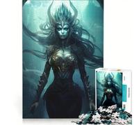 Rompecabezas de 1000 Piezas para Adultos La Doncella del Abismo Juego Interactivo antiestrés cumpleaños y Navidad 50x75cm