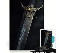 Rompecabezas de 1000 Piezas para Adultos La Espada del Rey Arcano Decoración Elegante,Juego cognitivo Divertido,Juego de Paz,Actividad de cumpleaños 38x52cm