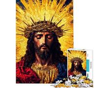 Rompecabezas de 1000 Piezas para Adultos La Gloria de Jesucristo - Rompecabezas para Adultos - Juguete Educativo y Divertido para Toda la Familia - Juego Intelectual 38x26cm