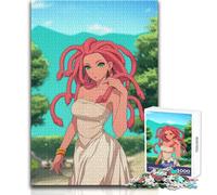 Rompecabezas de 1000 Piezas para Adultos, la Gracia de la Gorgona, Ideal para días de Ocio, Juguete de Corte Ajustado y fiable, tamaño 38x26cm