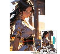 Rompecabezas de 1000 Piezas para Adultos La Gracia del Guerrero bajo la Luz del Sol Juego Familiar Educativo Juguete de desafío Regalo de cumpleaños (tamaño 38x26cm)