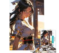 Rompecabezas de 1000 Piezas para Adultos La Gracia del Guerrero bajo la luz del Sol Juguetes educativos Juegos prácticos Ideas para Regalos educativos (tamaño 50x75cm)