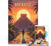 Rompecabezas de 1000 Piezas para Adultos: La Pirámide sin armar, Juegos educativos, decoración del hogar, colección de Artistas, Bellas Artes 50x75cm