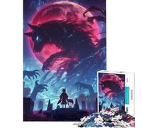 Rompecabezas de 1000 Piezas para Adultos La Resurrección de Kitsune Ayuda a ejercitar el Cerebro Actividades Familiares Juegos educativos Apto para Mayores de 14 años (50x75cm)
