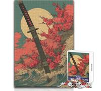 Rompecabezas de 1000 Piezas para Adultos: La tempestad de un Guerrero, Rompecabezas para la Familia, Juegos para Pasar el rato, tamaño 38x52cm