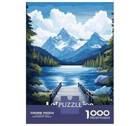 Rompecabezas De 1000 Piezas para Adultos Lake Louise Canada Rompecabezas para Adultos Juegos Relajantes Difícil Difícil Cumpleaños Y Navidad 52x38cm/1000pcs