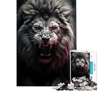 Rompecabezas de 1000 Piezas para Adultos Legado Corazón de León Ayuda a ejercitar el Cerebro Desafío difícil Juegos relajantes para Mayores de 14 años Juego de Rompecabezas Incluido (50x75cm)