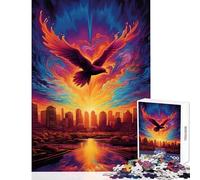 Rompecabezas de 1000 Piezas para Adultos Legendario Phoenix Arizona Juguetes antiestrés Regalo Divertido Juegos Familiares Interesante reducción del estrés tamaño 38x26cm