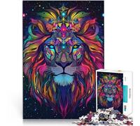 Rompecabezas de 1000 Piezas para Adultos “león Sagrado” Hecho de Papel，para Mayores de 14 años Un desafío difícil Regalos para Amigos y Familiares。tamaño：38x52cm/14.96x20.47pulgada