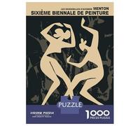Rompecabezas De 1000 Piezas para Adultos Les Demoiselles DAvignon Rompecabezas Juego De Ingenio Una Obra De Arte Cumpleaños Y Navidad 38x26cm/1000pcs