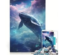 Rompecabezas de 1000 Piezas para Adultos: Leviatán Celestial, Juego Imposible, Ideal para Pasar el Tiempo en casa, Regalo de cumpleaños o para viajeros 38x52cm