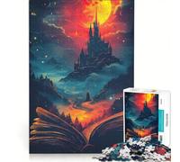 Rompecabezas de 1000 Piezas para Adultos Libro de Acuarelas Juego Familiar difícil y desafiante cumpleaños 50x75cm
