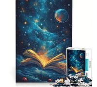 Rompecabezas de 1000 Piezas para Adultos Libro de Acuarelas Juego Imposible Relajante e Intelectual Ideal para Decorar el Escritorio 38x52cm