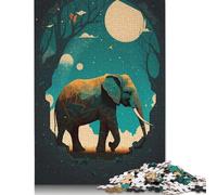 Rompecabezas de 1000 piezas para adultos, libro de cuentos de hadas con elefantes, rompecabezas rectangulares creativos, rompecabezas de papel de regalo, juego rompecabezas, juguete 38x26 cm/1000