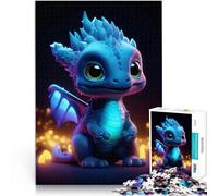 Rompecabezas de 1000 Piezas para Adultos Lindo bebé dragón Juegos educativos Decoración del hogar Mejorar el Amor Entre Parejas 38x52cm
