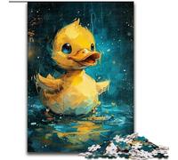 Rompecabezas de 1000 Piezas para Adultos,Lindo Patito Amarillo,Rompecabezas de cartón,tamaño 26x38cm,desafiante Juego de ingenio para Adolescentes,Divertido Juego Interactivo para Toda la Familia.