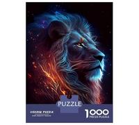 Rompecabezas De 1000 Piezas para Adultos Lion Face Rompecabezas para Adultos Juego De Ingenio Pero Divertido Y Humorístico Regalos De Cumpleaños Y Únicos 52x38cm/1000pcs