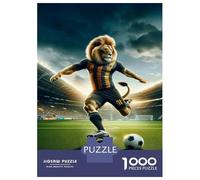 Rompecabezas De 1000 Piezas para Adultos Lion Soccer Jersey for Men Rompecabezas para Adultos Juegos Familiares para La Diversión Familiar Regalos De Cumpleaños Y Únicos 52x38cm/1000pcs