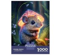 Rompecabezas De 1000 Piezas para Adultos Little Mouse in The Forest Rompecabezas para Adultos Juegos Relajantes Que Mejoran La Memoria Interacción Entre Padres E Hijos 70x50cm/1000pcs