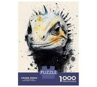 Rompecabezas De 1000 Piezas para Adultos Lizard Wild Majesty Rompecabezas para Adultos Juego Familiar Regalos para Mujeres Regalos para Amigos Y Familiares 70x50cm/1000pcs