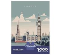 Rompecabezas De 1000 Piezas para Adultos London Big Ben Travel (3) Rompecabezas para Adultos Juegos Relajantes para La Diversión Familiar Interacción Entre Padres E Hijos 38x26cm/1000pcs