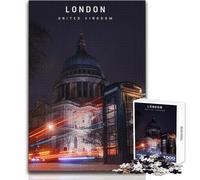 Rompecabezas de 1000 Piezas para Adultos, Londres, Juguete, Juego Intelectual, Mejora la Memoria, Juguetes antiestrés, tamaño 38x52cm