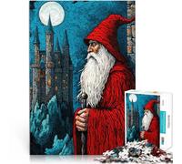 Rompecabezas de 1000 Piezas para Adultos Los Magos vigilan Entrena tu Cerebro y Tus Manos Decoración de Pared cumpleaños y Navidad 50x70cm