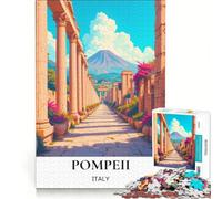 Rompecabezas de 1000 Piezas para Adultos: Los Mejores Lugares de Pompeya, Juegos para Toda la Familia, para Pasar el Tiempo en Vacaciones, cumpleaños y Navidad 38x26cm