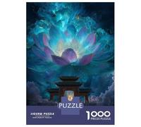Rompecabezas De 1000 Piezas para Adultos Lotus Gate Fantasy Landscape Rompecabezas para Adultos Juegos Divertidos Una Obra De Arte Oferta como Regalos para Toda La Familia 52x38cm/1000pcs
