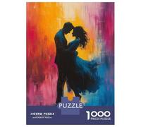 Rompecabezas De 1000 Piezas para Adultos Love Couple Painting Rompecabezas para Adultos Juegos De Relajación Desafío Difícil Ayuda A Ejercitar El Cerebro 70x50cm/1000pcs