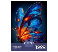 Rompecabezas De 1000 Piezas para Adultos Luminous Butterfly - Expressionist Animal Art Rompecabezas para Adultos Juego De Ingenio Pero Divertido Y Humorístico 70x50cm/1000pcs