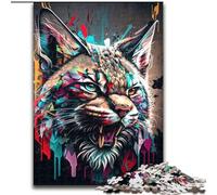 Rompecabezas de 1000 Piezas para Adultos Lynx Panorama Set Right Puzzles para Adultos tamaño 26x38cm Ideal para Enamorados, Navidad, Año Nuevo, San Valentín