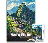 Rompecabezas de 1000 Piezas para Adultos, Machu Picchu, Perú, póster de Viaje, Juguetes, Juegos educativos, decoración, Ideas de Regalo, tamaño 38x52cm
