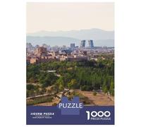 Rompecabezas De 1000 Piezas para Adultos Madrid Rompecabezas para Adultos Juguetes Antiestrés Ensamblaje De Patrones Interacción Entre Padres E Hijos 52x38cm/1000pcs