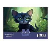 Rompecabezas De 1000 Piezas para Adultos Magical Forest Kitten Adventure Rompecabezas para Adultos Juego Familiar Decoración De Pared Oferta como Regalos para Toda La Familia 70x50cm/1000pcs