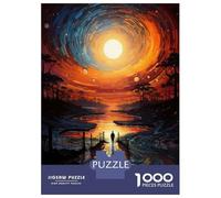 Rompecabezas De 1000 Piezas para Adultos Magical Sunset Pathway Art Print Rompecabezas para Adultos Juguete Decoración De Pared Desafío Difícil Diversión Actividades En Casa, 52x38cm/1000pcs