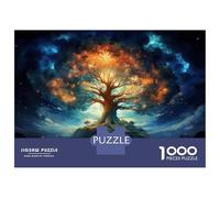 Rompecabezas De 1000 Piezas para Adultos Magical Tree of Life Wall Art Rompecabezas para Adultos Juguete Decoración De Pared Decoración De Pared Regalos Y Cumpleaños Únicos 52x38cm/1000pcs
