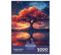 Rompecabezas De 1000 Piezas para Adultos Magical Tree Reflection Rompecabezas para Adultos Juguete Decoración De Pared Difícil Regalo De Cumpleaños, Regalos, 70x50cm/1000pcs