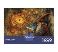 Rompecabezas De 1000 Piezas para Adultos Magical Wizard's Spellbook Rompecabezas para Adultos Juegos Relajantes Análisis Y Lógica Oferta como Regalos para Toda La Familia 38x26cm/1000pcs