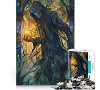 Rompecabezas de 1000 Piezas para Adultos: Mago de la Cola Oscura, Juego de ingenio, entretenido para Reducir el estrés, Cada Pieza es única 38x52cm