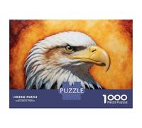 Rompecabezas De 1000 Piezas para Adultos Majestic Bald Eagle Portrait Rompecabezas para Adultos Juego Práctico Decoración del Hogar Difícil Y Desafiante 52x38cm/1000pcs